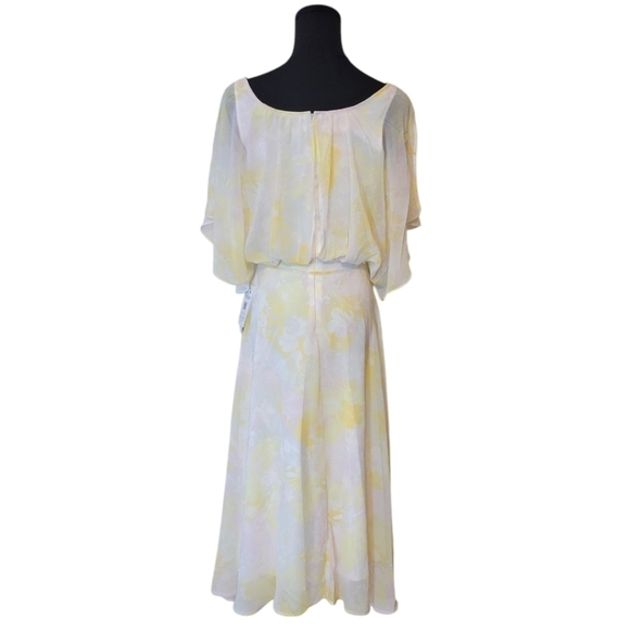 NWT Modcloth Flutter of Flattery Chiffon Midi Dress Size Small - Picture 6 of 7